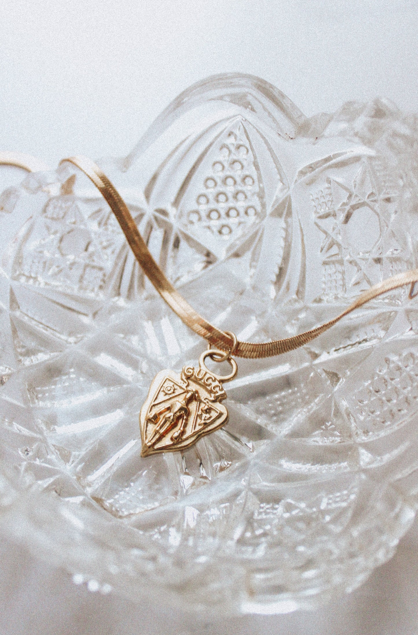 Gucci Shield Necklace