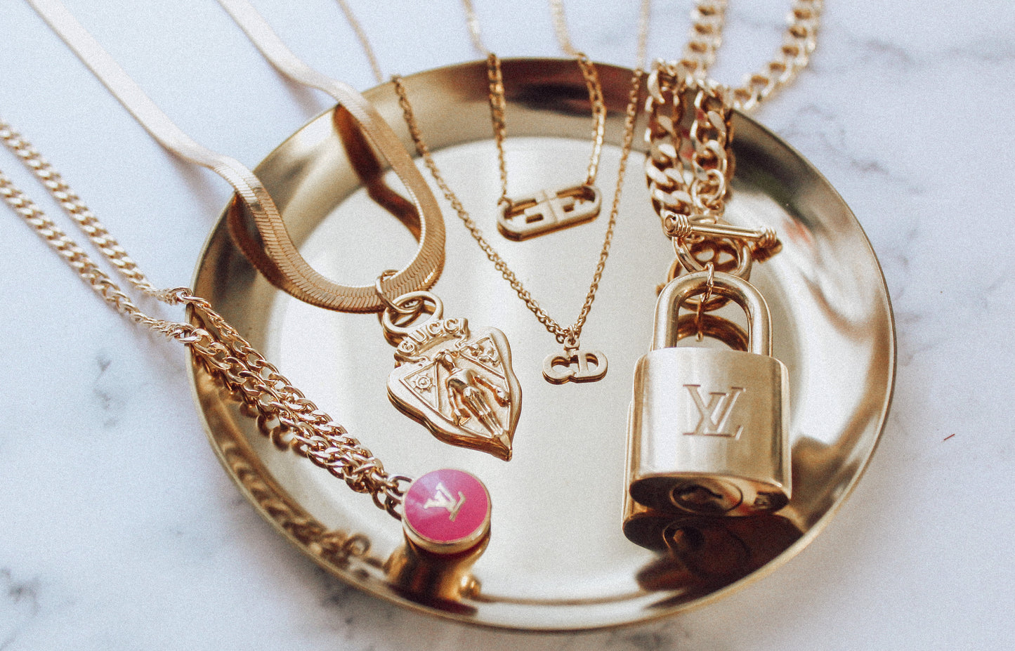 Gucci Shield Necklace