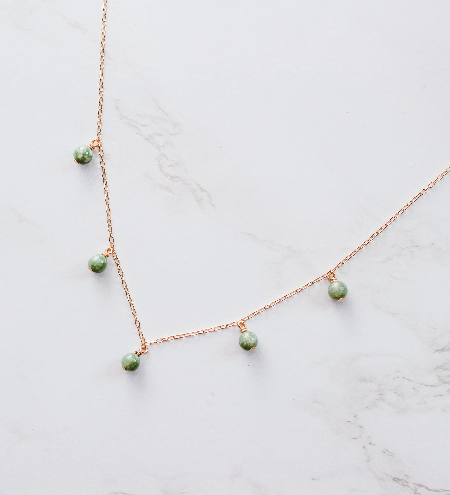 Jade Droplet Choker