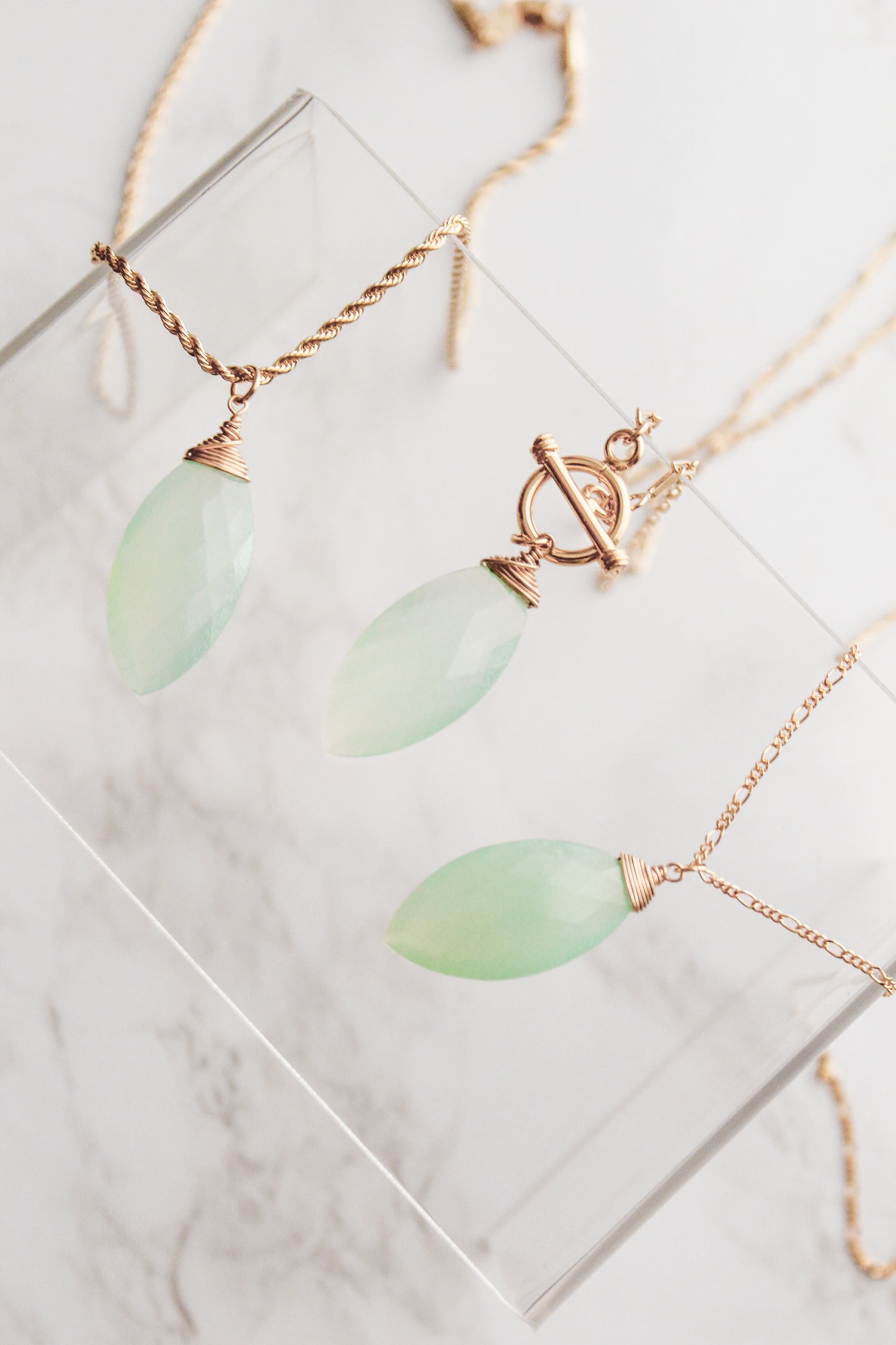 Aquamarine Pendant Necklace