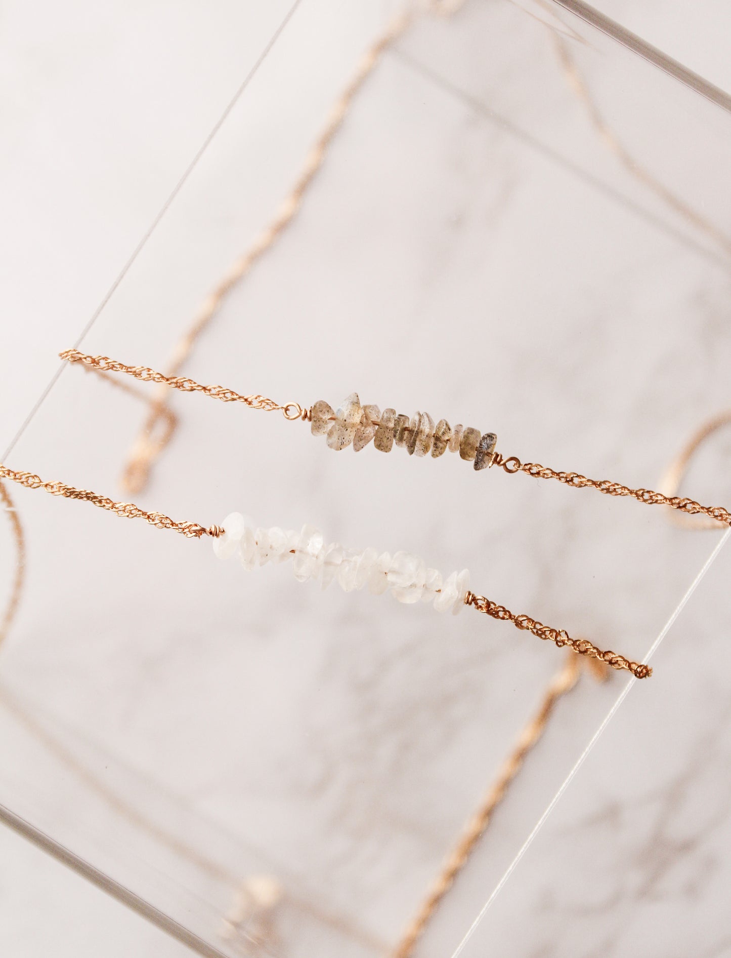 Stacked Crystal Necklace