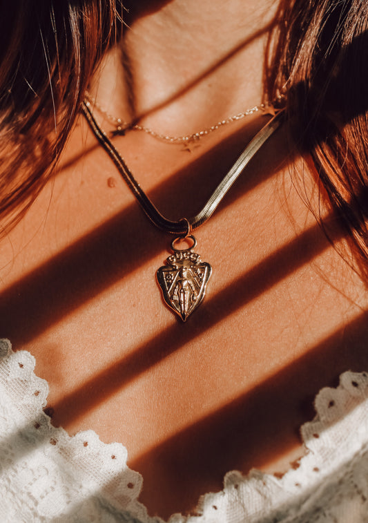 Gucci Shield Necklace