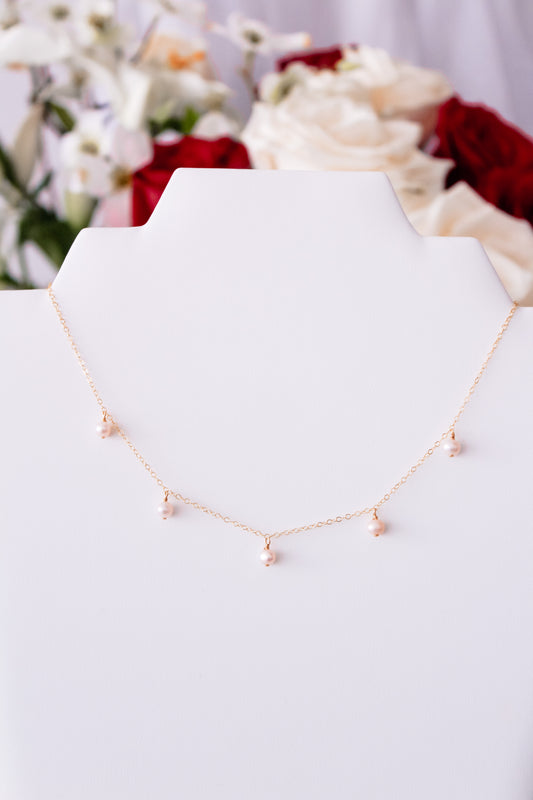 Pearl Droplet Choker
