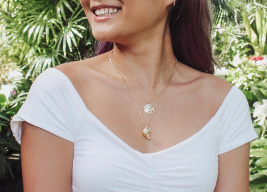 Gold Shell Necklace