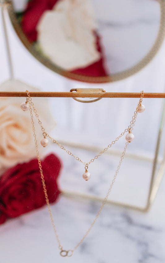 Pearl Droplet Choker