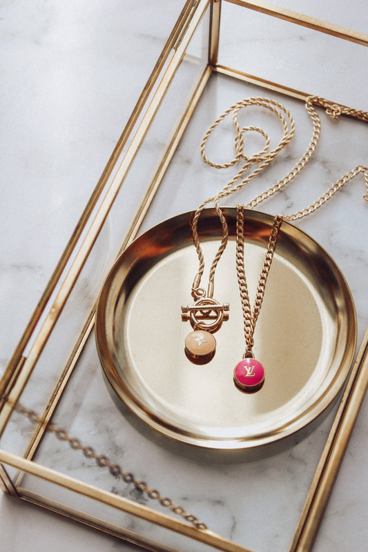 Peach LV Necklace