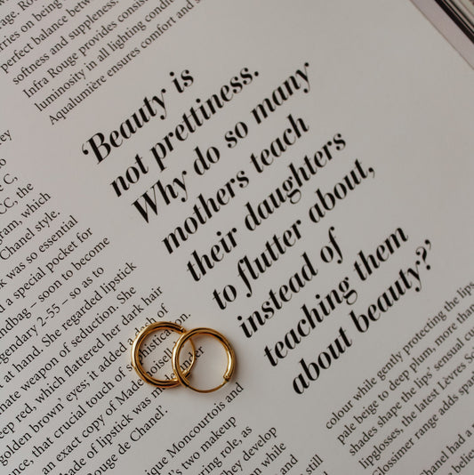 Plain Gold Hoop Earrings