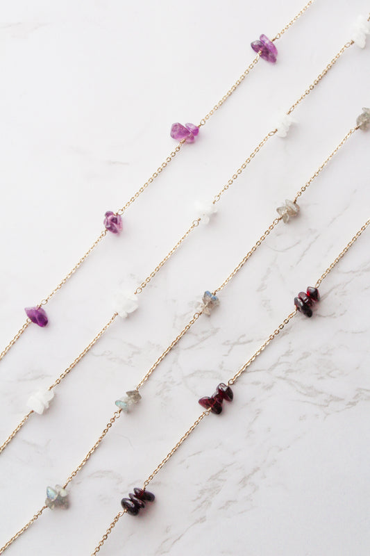 Stacked Crystal Choker