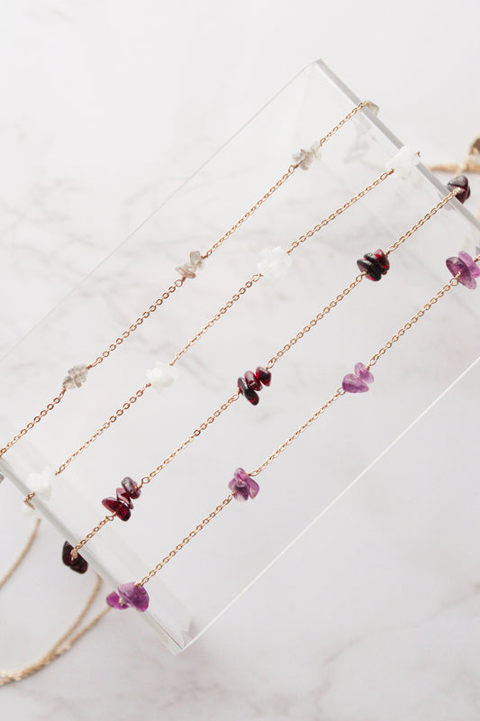 Stacked Crystal Choker